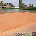 Light grey composite outdoor playground flooring